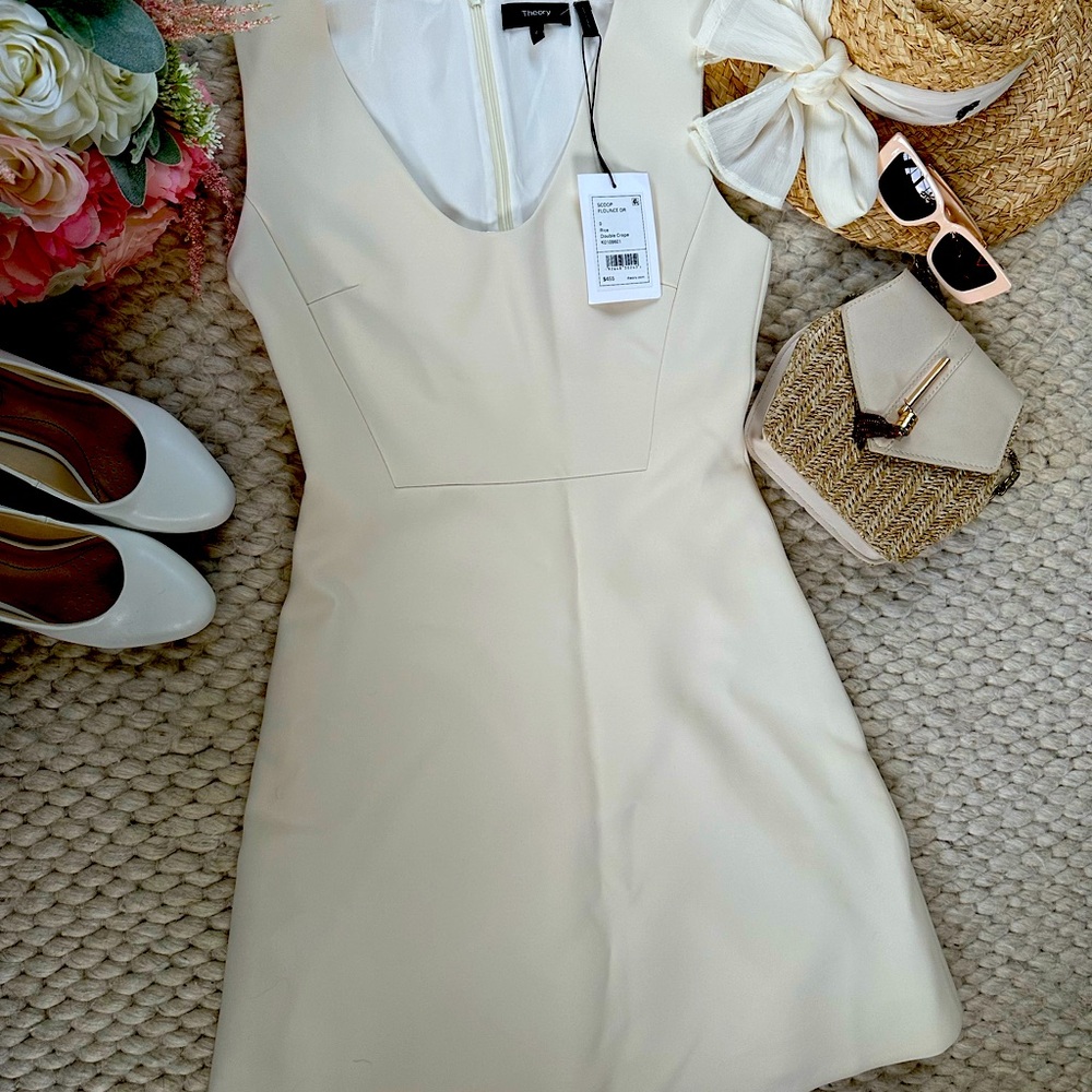 Elegant White theory Dress Size 0